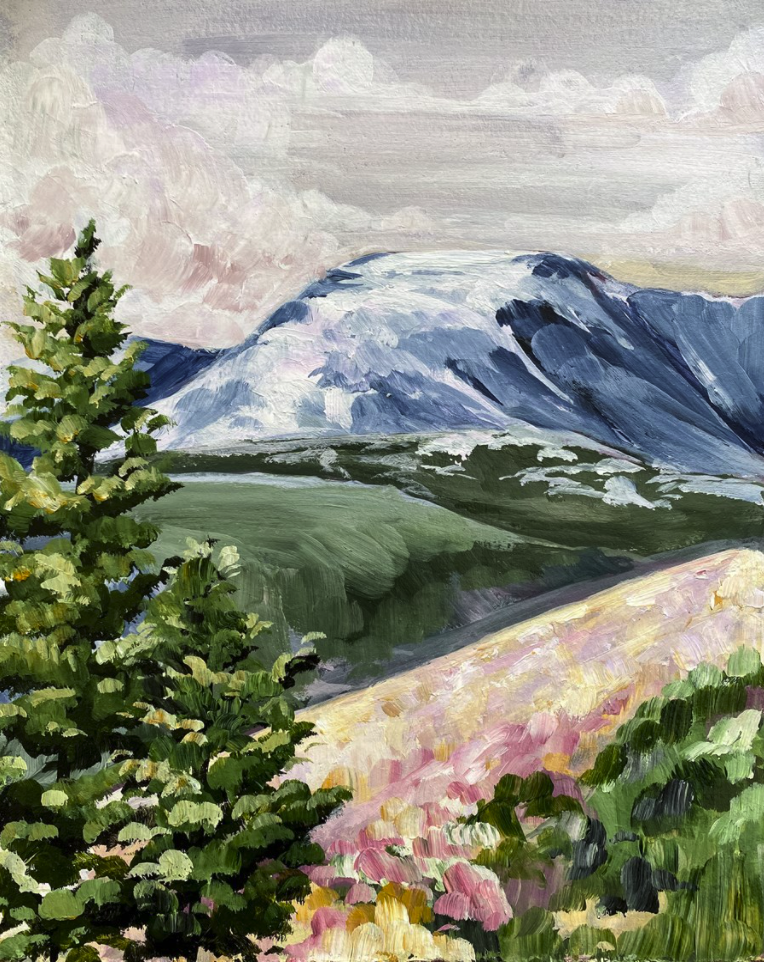 油絵 The Collective Destination